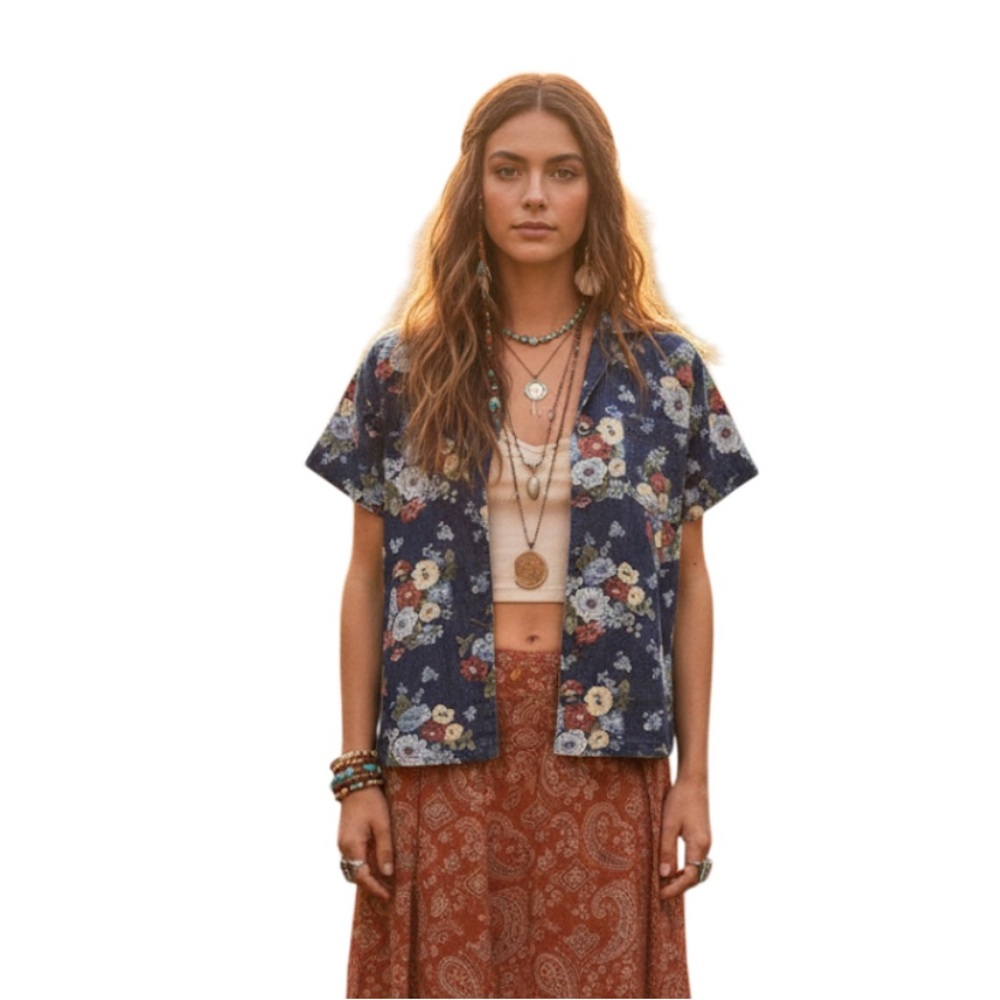 Liz‎ Claiborne Y2K multicolor floral Blouse